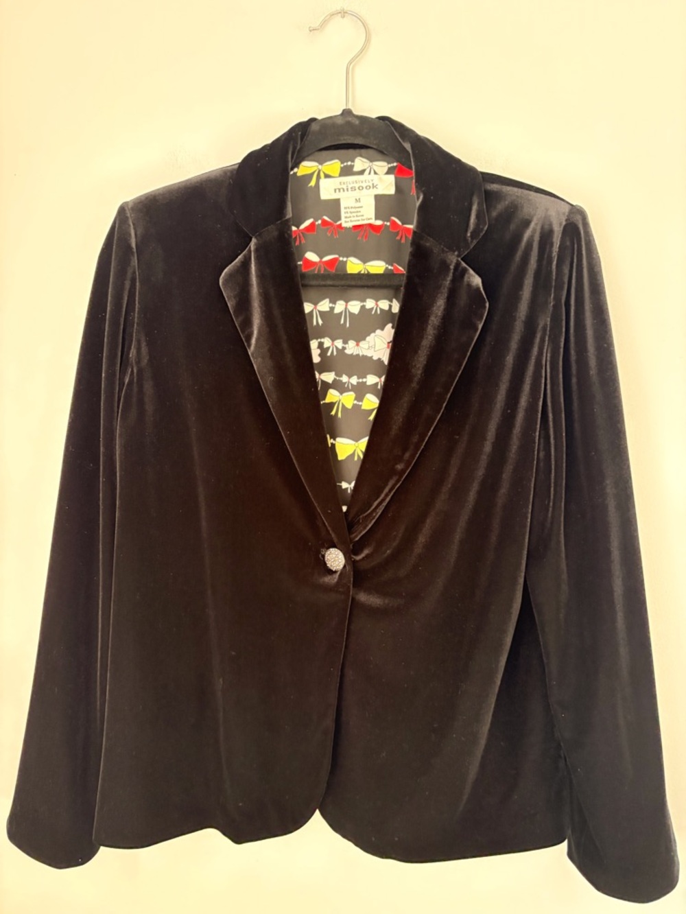 Misook Velvet Like Blazer Medium EUC